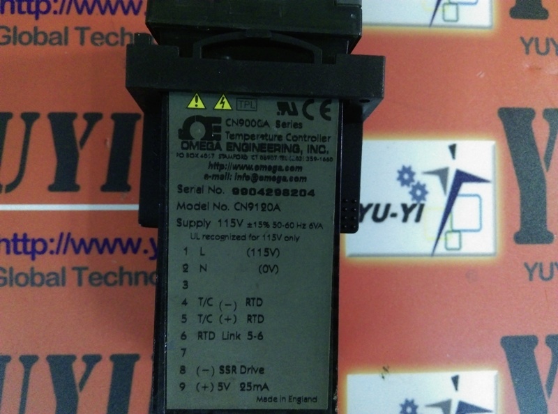 OMEGA CN9000A Series Temperature Controller CN9120A 裕益科技自動化設備可程式編碼器PLC分散式控制系統DCS